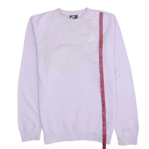 Nike Womens Lilac Crew Neck Pullover Sweatshirt Size M