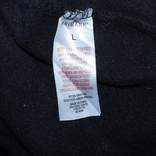 Primark Men’s Black Captain America Marvel Pullover Hoodie Size L