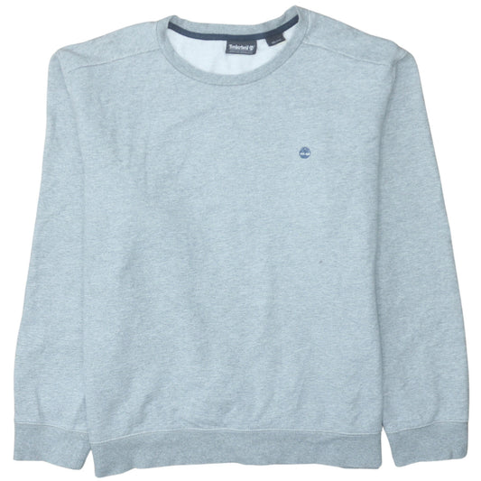 Timberland Mens Grey Crew Neck Fleece Pullover Sweatshirt L