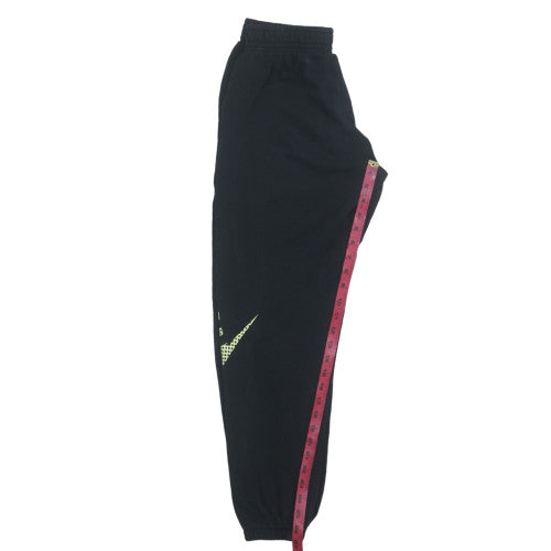 Nike Boys Black L Jogger Sweatpants with Elastic Waist and Pockets
