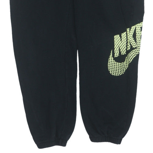 Nike Boys Black L Jogger Sweatpants with Elastic Waist and Pockets