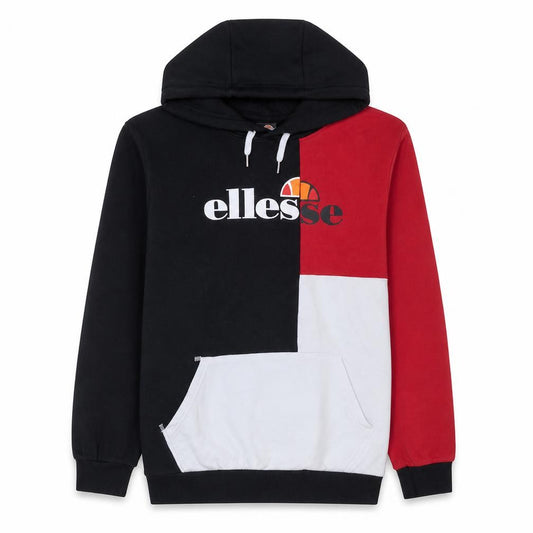 Ellesse Men's Multicoloured Pullover Hoodie Size M Fleece Logo Sweatshirt