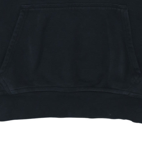 Nike Womens Black Pullover Hoodie Small Fleece Lined Casual