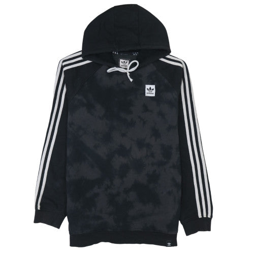 Adidas Mens Black Pullover Hoodie Size M Regular Fit Sportswear
