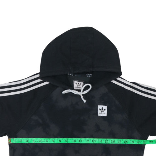 Adidas Mens Black Pullover Hoodie Size M Regular Fit Sportswear