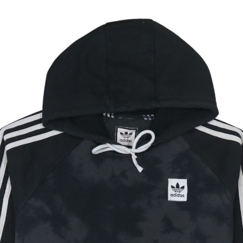 Adidas Mens Black Pullover Hoodie Size M Regular Fit Sportswear