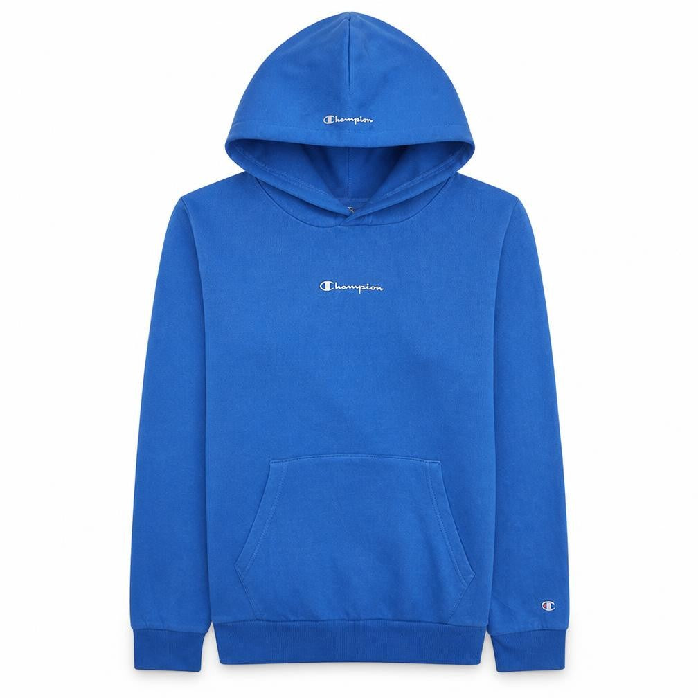Champion Boys Blue Pullover Hoodie XL 13-14 Years Fleece Logo Sweatshirt