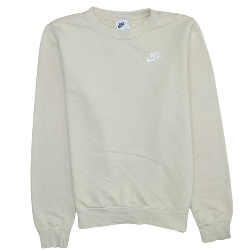 Nike Men's Beige XS Pullover Crew Neck Sweatshirt