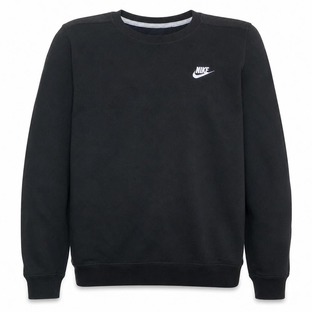 Nike Mens Black Medium Crew Neck Pullover Sweatshirt