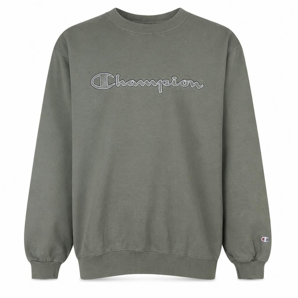 Champion Men's Green XL Crew Neck Pullover Sweatshirt