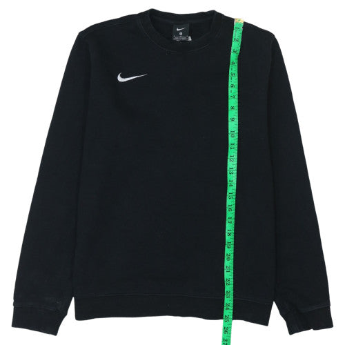 Nike Men's Black Pullover Sweatshirt Crew Neck Regular Fit M