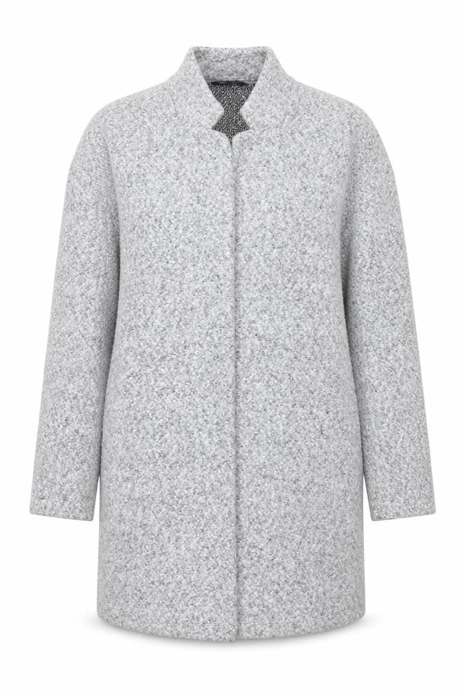 Marks & Spencer Women’s Grey Long Knit Coatigan Size 10 Open Front