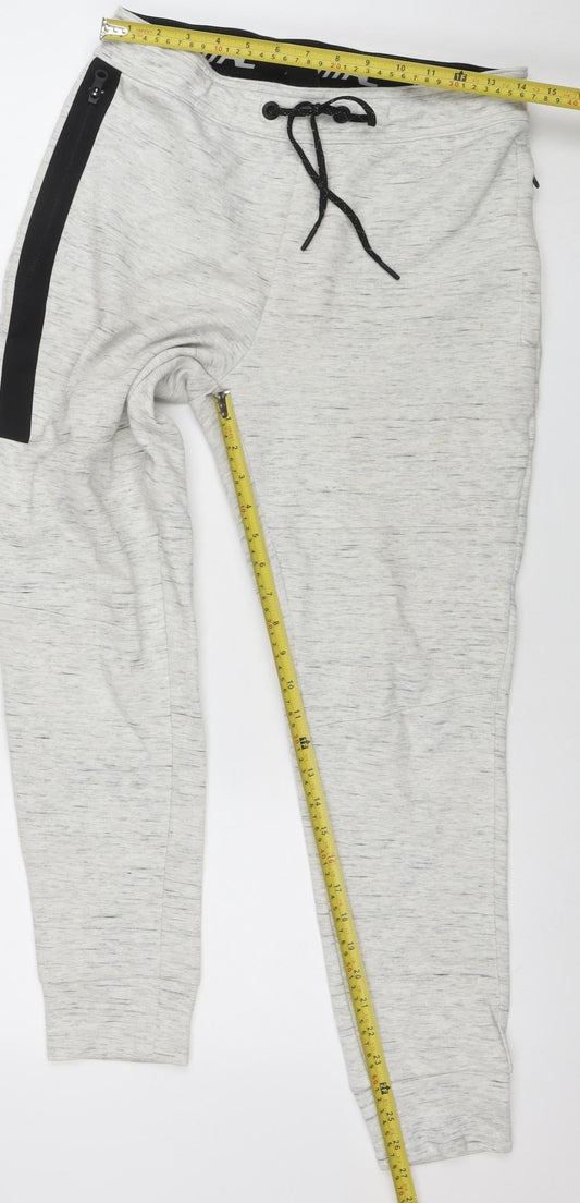 American Eagle Outfitters Mens Grey Joggers S Regular Fit Activewear