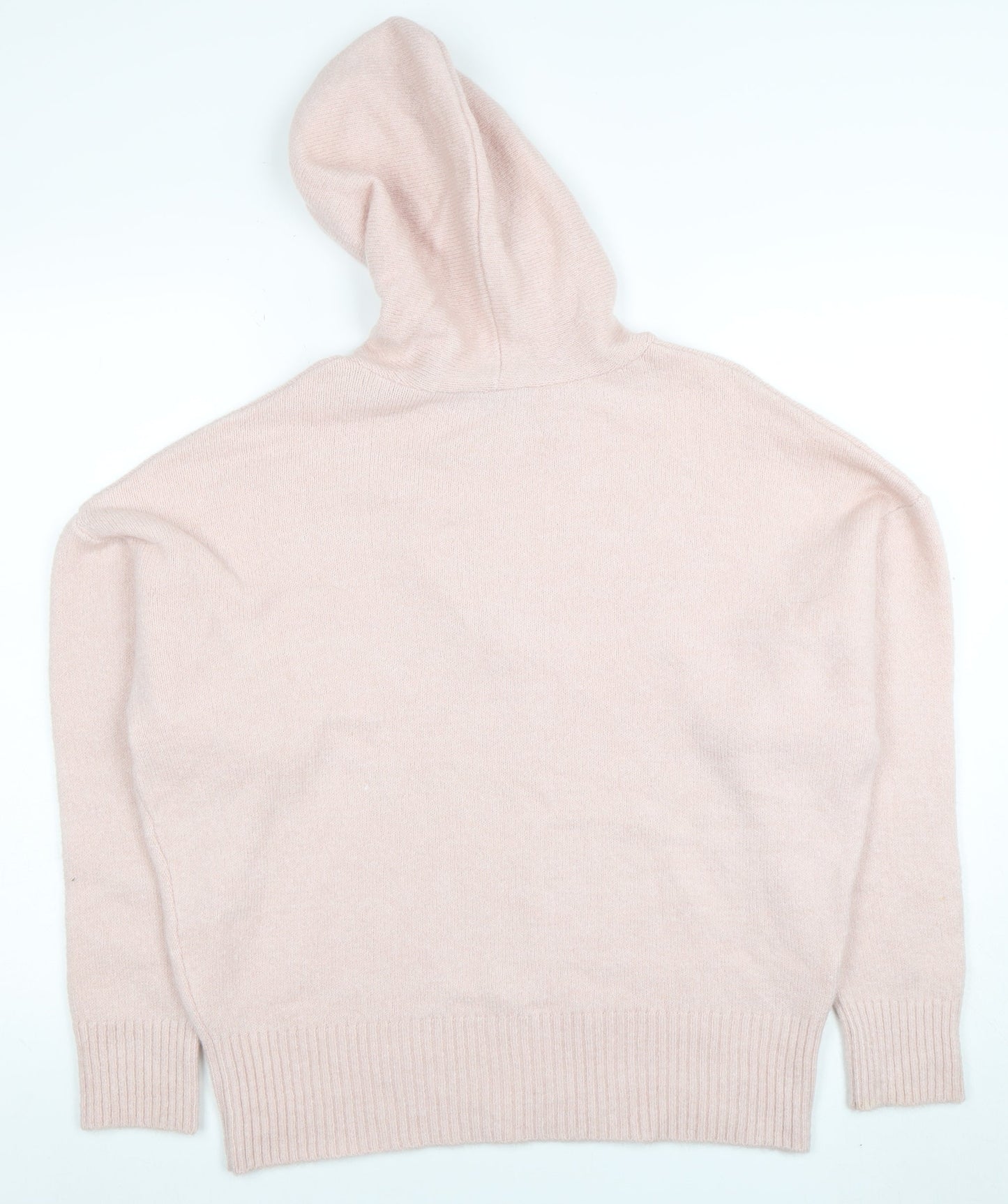 Peacocks Womens Pink Hooded Pullover Hoodie Medium Soft Knit