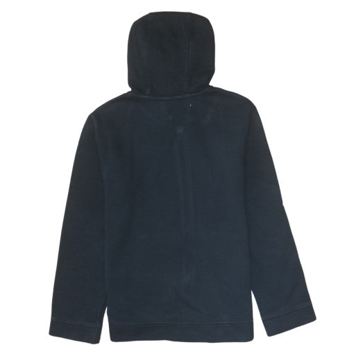 Nike Boys Black Full Zip Hoodie Size L (147-158cm) Cotton Blend