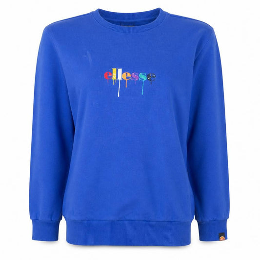 Ellesse Womens Blue Crew Neck Pullover Sweatshirt Size M