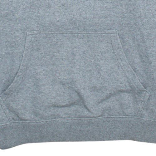 Champion Men's Grey Pullover Hoodie Medium Graphic Logo