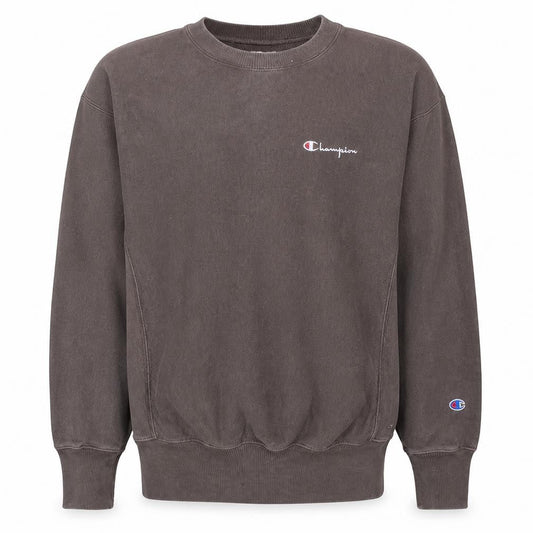 Champion Men's Brown Small Reverse Weave Pullover Sweatshirt