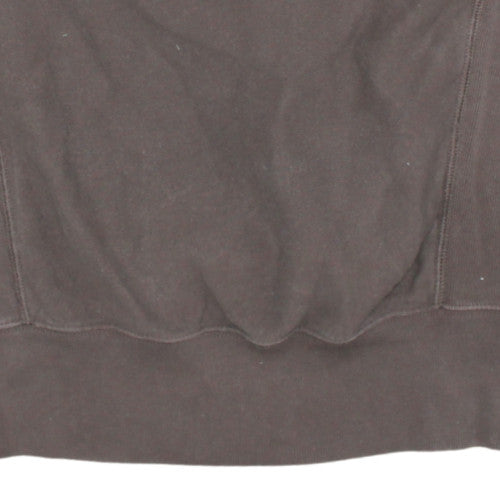 Champion Men's Brown Small Reverse Weave Pullover Sweatshirt
