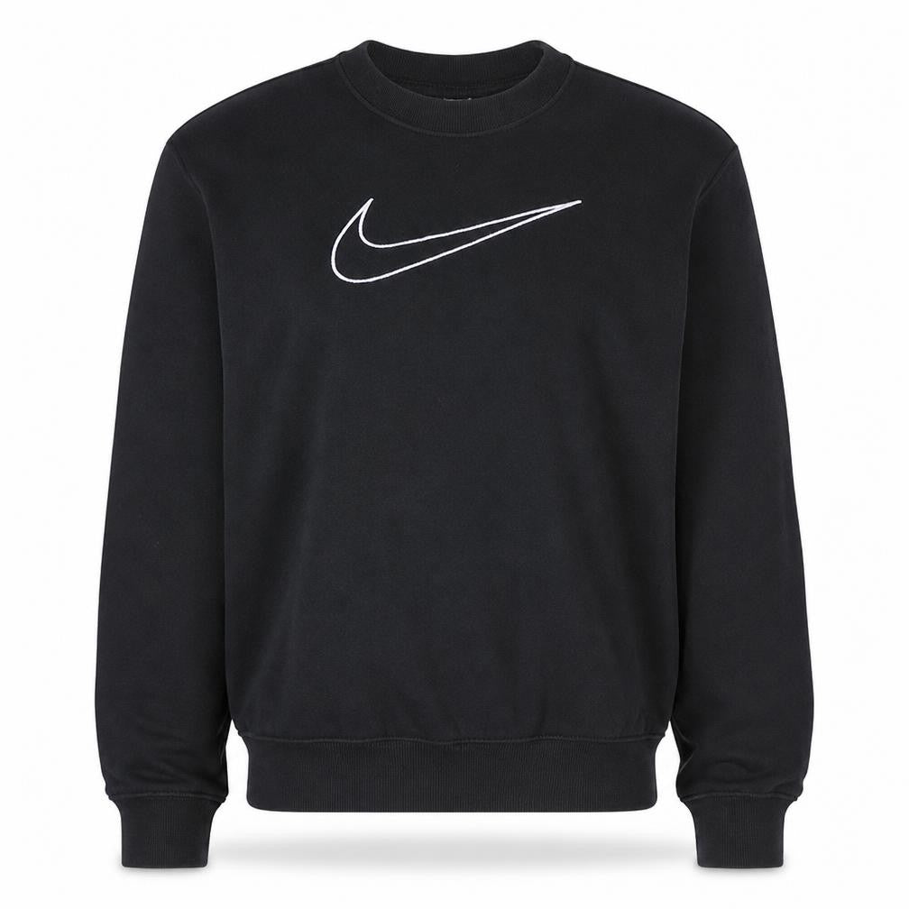 Nike Womens Black Dri-Fit Crew Neck Pullover Sweatshirt Size S