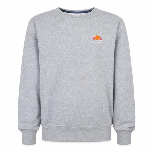 Ellesse Men's Grey Regular Fit Crew Neck Sweatshirt M