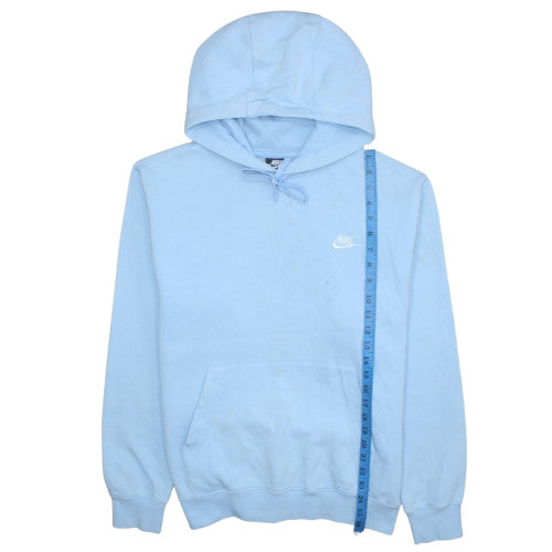 Nike Women’s Blue Pullover Hoodie Medium Cotton Blend Casual
