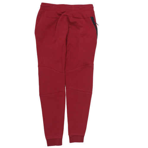 Nike Men's Red Sweatpants Jogger S Slim Fit Cotton Blend Trousers