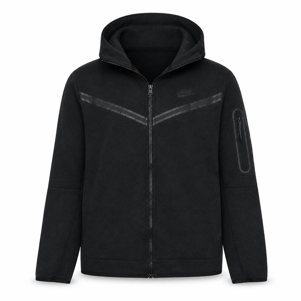 Nike Men's Black Full Zip Hoodie Size L Regular Fit