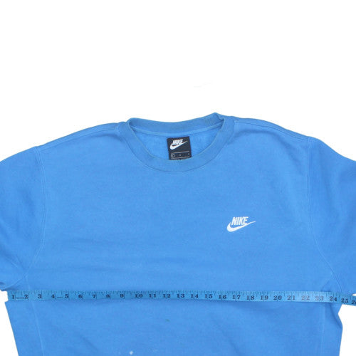 Nike Men's Blue Crew Neck Pullover Sweatshirt L Sports Fleece