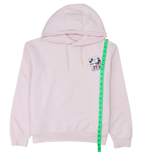 Primark Disney Women's Pink Pullover Hoodie Small Minnie Mouse Print