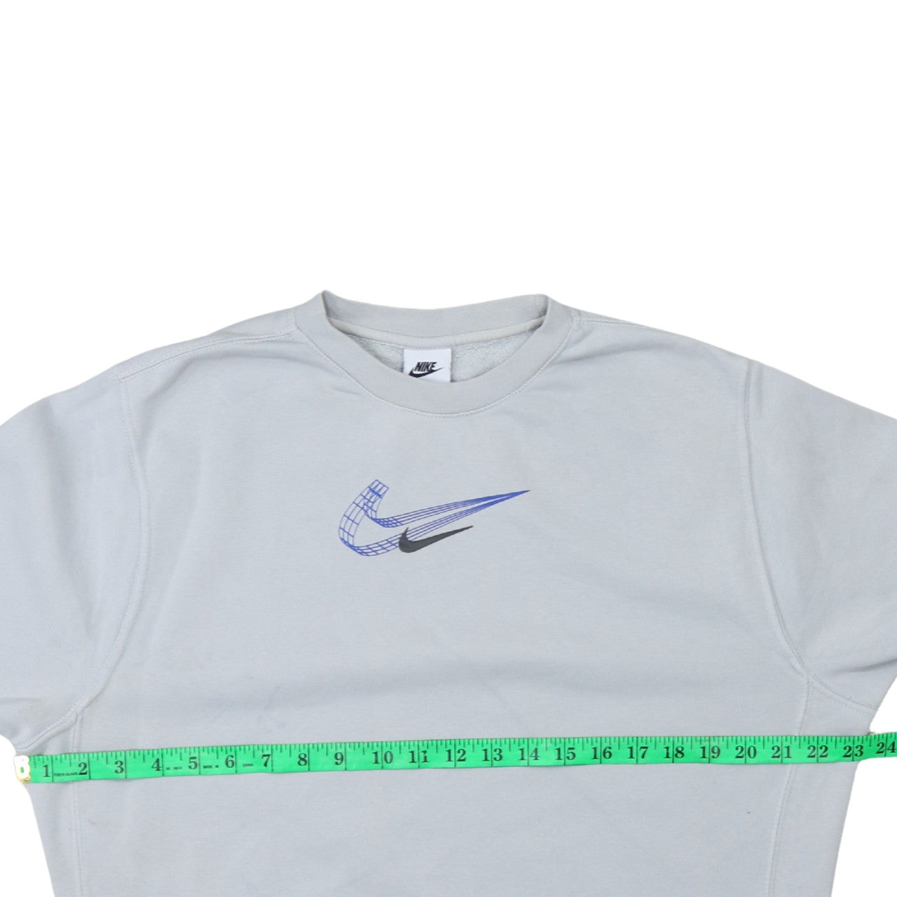 Nike Womens Grey Small Crew Neck Pullover Sweatshirt