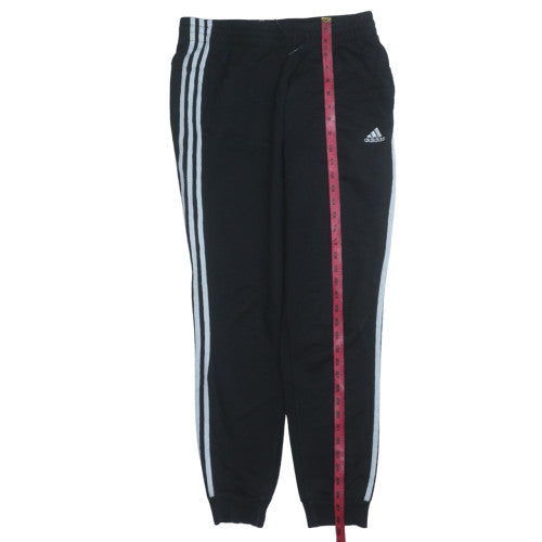 Adidas Men's Black Jogger Trousers Size M Elastic Waist Sports