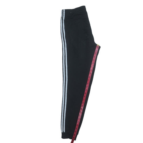 Adidas Men's Black Jogger Trousers Size M Elastic Waist Sports