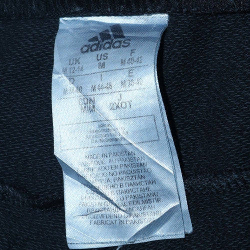 Adidas Men's Black Jogger Trousers Size M Elastic Waist Sports
