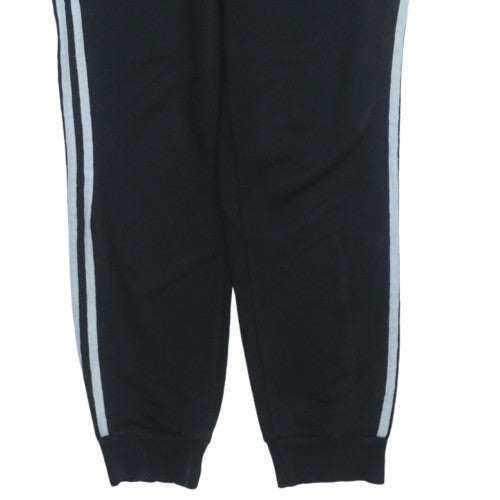 Adidas Men's Black Jogger Trousers Size M Elastic Waist Sports