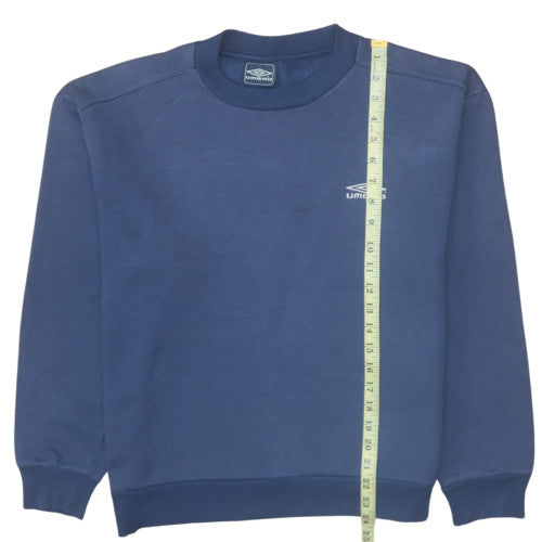 Umbro Men's Blue Crew Neck Pullover Sweatshirt Size L