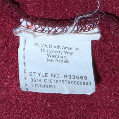 Puma Men's Red 2XL Pullover Sweatshirt Crew Neck Warm Cell Fleece