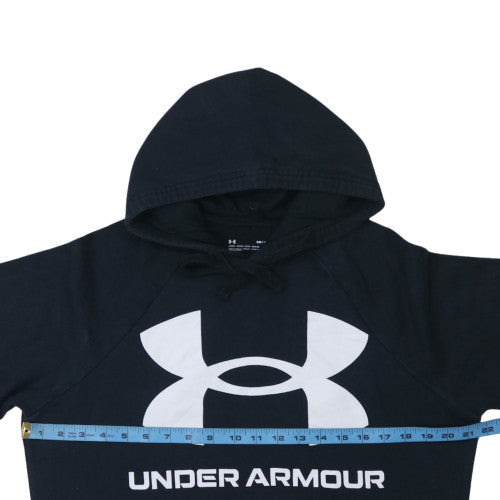 Under Armour Men's Black Small Pullover Hoodie with Logo ColdGear