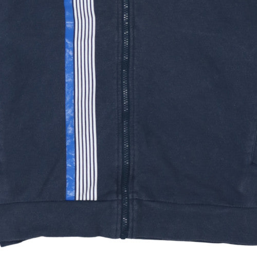 Emporio Armani EA7 Men's Blue Full Zip Hoodie Size M Classic Logo