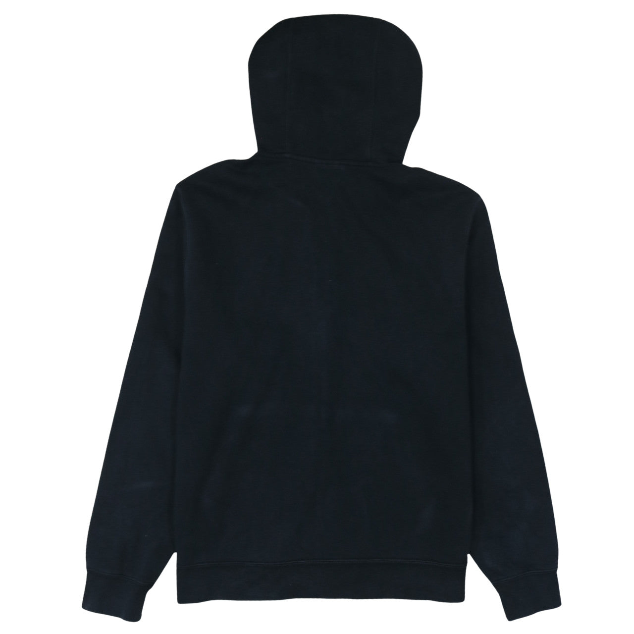 Nike Mens Black Full Zip Hoodie M Cotton Blend Fleece Sweatshirt