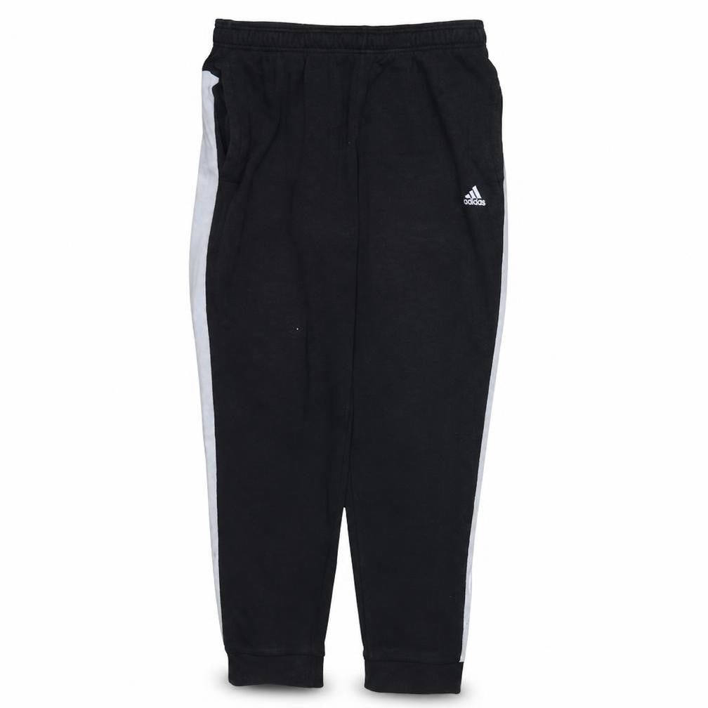 Adidas Men's Black XL Joggers with Elastic Waist and Logo