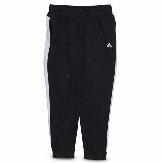 Adidas Men's Black XL Joggers with Elastic Waist and Logo