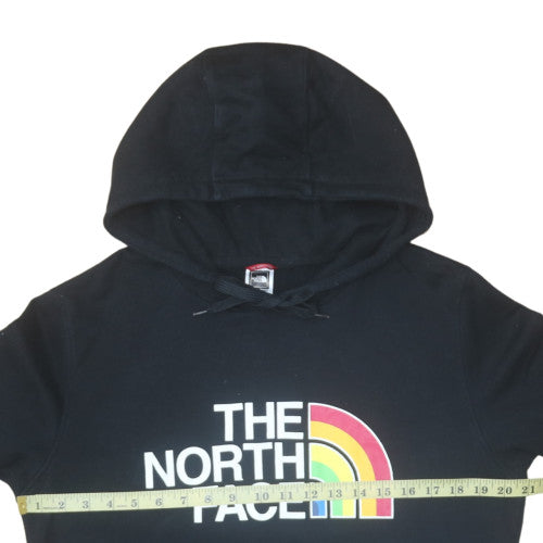 The North Face Mens Black Pullover Hoodie M Regular Fit Graphic Logo