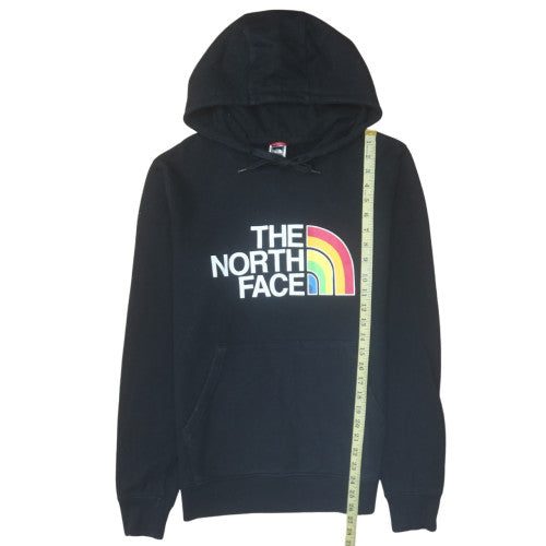 The North Face Mens Black Pullover Hoodie M Regular Fit Graphic Logo