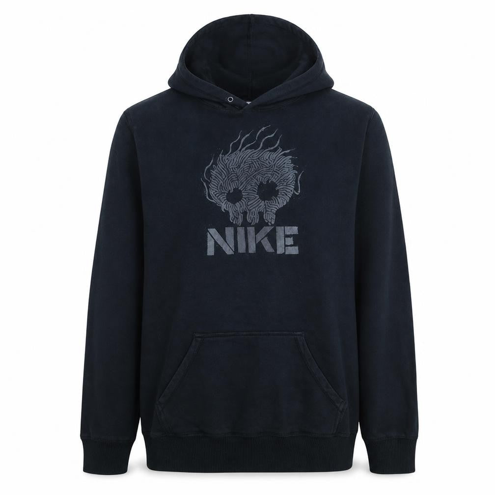 Nike Men's Black 2XL Pullover Skull Graphic Hoodie Sweatshirt