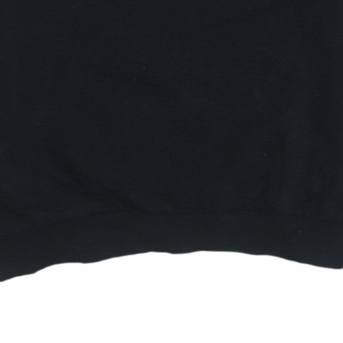 Ellesse Womens Black Colourblock Crew Neck Pullover Sweatshirt UK 10