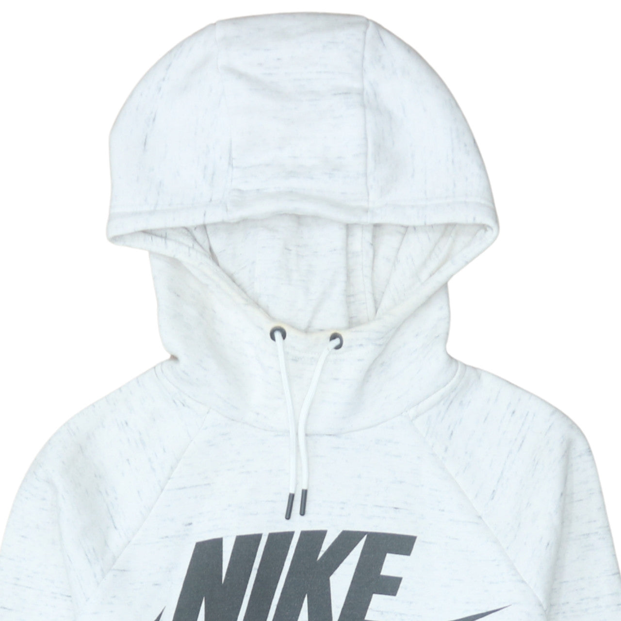 Nike Men's White XS Pullover Hoodie with Logo Graphic Print