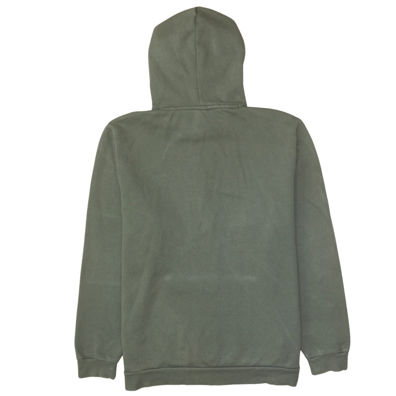Puma Men’s Green Pullover Hoodie Size L Logo Fleece Sweatshirt