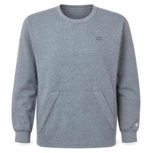 Champion Men's Grey Medium Crew Neck Pullover Sweatshirt