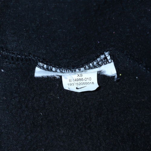 Nike Women Black Gold Logo Pullover Hoodie XS